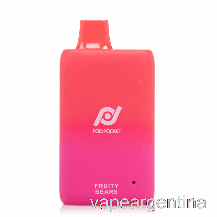 Pod Pocket 7500 0% Cero Nicotina Desechable Osos Afrutados Vape Argentina